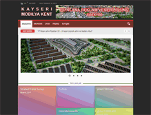 Tablet Screenshot of kayserimobilyakent.com